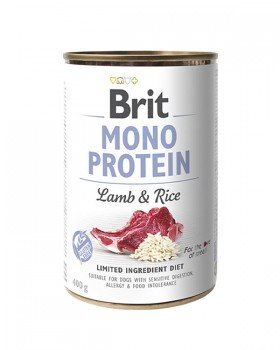 Brit Mono Protein Dog з ягням і темним рисом