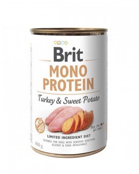 Brit Mono Protein Dog з індичкою і бататом 400 g