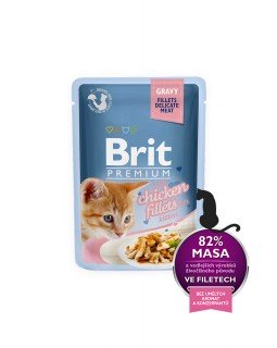 Brit Premium Kitten Chicken Fillets Gravy