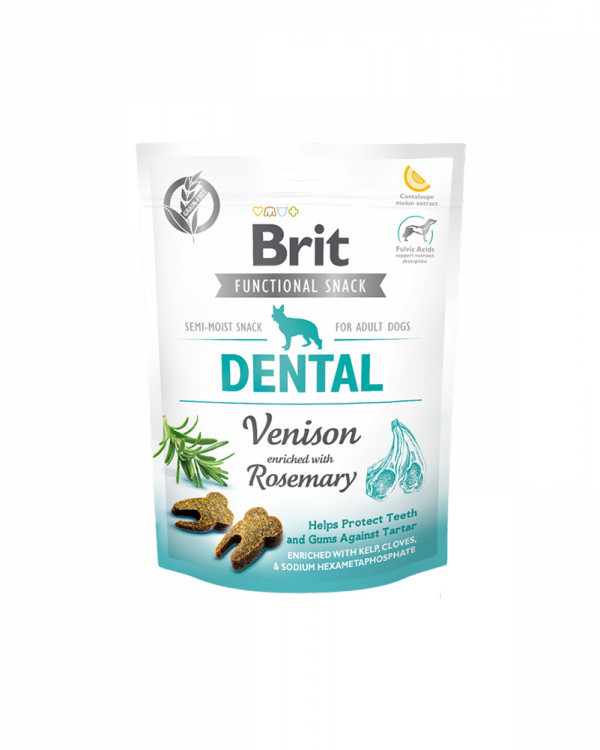 Brit Care Dental Для підтримки здоров'я зубів у собак з олениною і розмарином