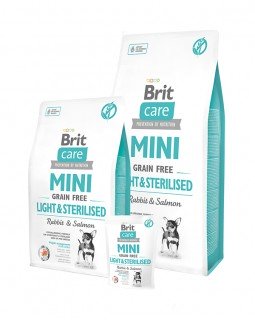 Brit Care GF Mini Light & Sterilised (д/собак малих порід) контроль ваги