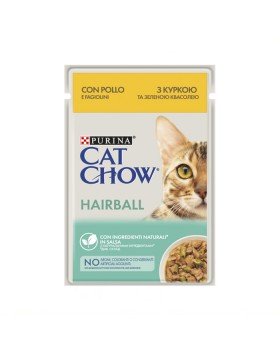  Purina Cat Chow Hairball с курицей и зеленой фасолью в соусе