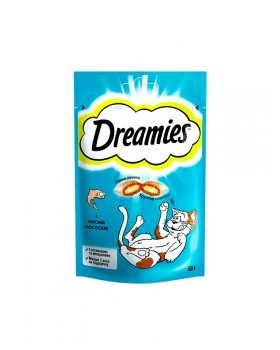 Dreamies Salmon Подушечки для кішок з лососем Dreamies Salmon Подушечки для кішок з лососем
