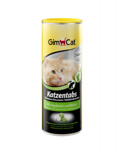 GimCat Katzentabs Вітамінізовані ласощі для кішок, з алгобіотином