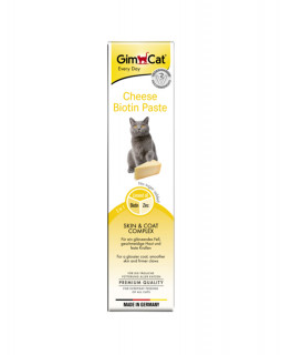 GimCat Cheese-Biotin вітамінізована паста для шкіри і шерсті кішок