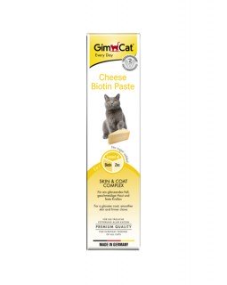 GimCat Cheese-Biotin вітамінізована паста для шкіри і шерсті кішок