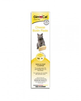GimCat Cheese-Biotin вітамінізована паста для шкіри і шерсті кішок GimCat Cheese-Biotin вітамінізована паста для шкіри і шерсті кішок