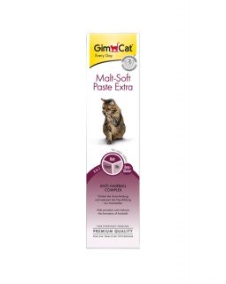 GimCat Паста Malt-Soft Extra вітамінізована паста для виведення шерсті зі шлунка кішок
