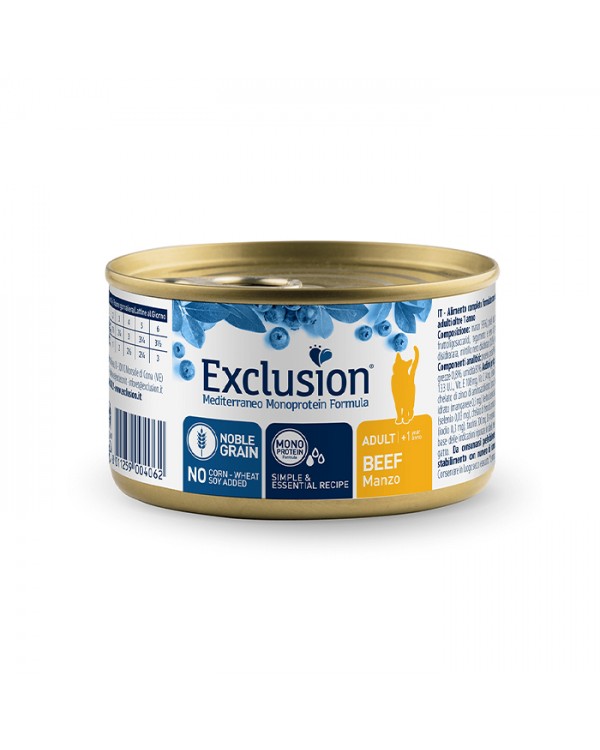 Exclusion Cat Adult Beef Консерва для дорослих котів із яловичиною