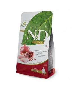 Farmina N&D Prime GF Chicken & Pomegranate Kitten беззерновий сухий корм з куркою та гранатом для кошенят