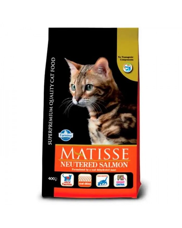 Farmina Matisse Cat Neutered Salmon Сухий корм з лососем для дорослих стерилізованих кішок та кастрованих котів