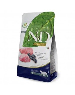 Farmina N&D Prime GF Cat Lamb & Blueberry Adult беззерновий сухий корм з ягням та чорницею для дорослих котів Farmina N&D Prime GF Cat Lamb & Blueberry Adult беззерновий сухий корм з ягням та чорницею для дорослих котів