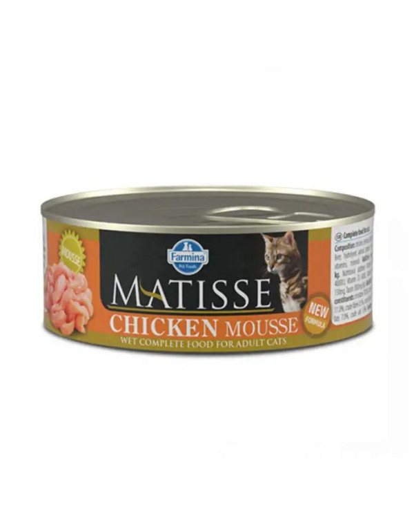 Farmina Matisse Cat Mousse Chicken консерва для котів з куркою, паштет