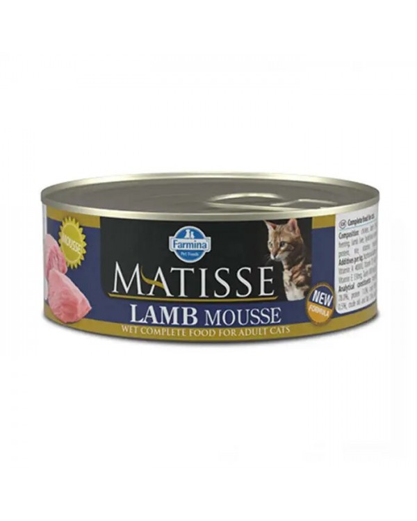 Farmina Matisse Cat Mousse Lamb консерва для котів з ягням, паштет Farmina Matisse Cat Mousse Lamb консерва для котів з ягням, паштет