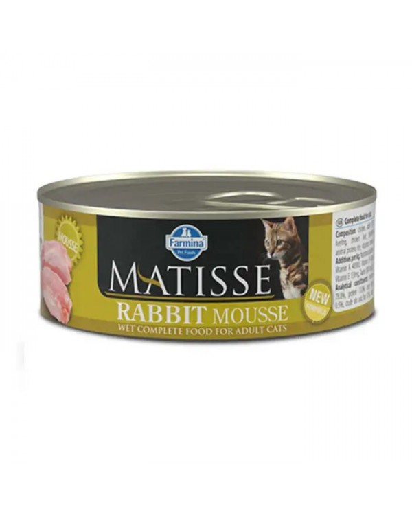 Farmina Matisse Cat Mousse Rabbit консерва для котів з кроликом, паштет