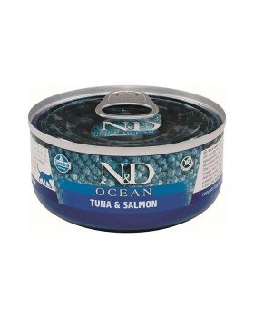 Farmina N&D Grain Free Ocean Tuna & Salmon Adult Консерва для кішок з тунцем та лососем
