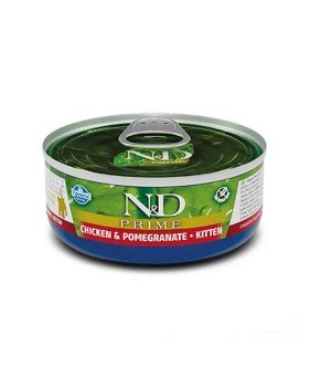 Farmina N&D Grain Free Prime Chicken Kitten консерва для кошенят з куркою та гранатом Farmina N&D Grain Free Prime Chicken Kitten консерва для кошенят з куркою та гранатом