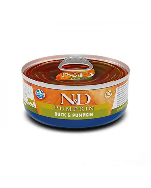 Farmina N&D Grain Free Pumpkin Duck Adult консерви для кішок з гарбузом та качкою