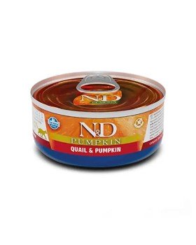 Farmina N&D Grain Free Pumpkin Quail Adult консерви для кішок з гарбузом та перепілкою