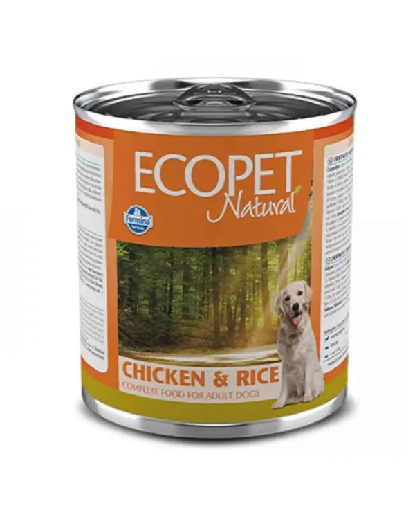 Farmina Ecopet Natural Dog Chicken&Rice Консерва з куркою та рисом для дорослих собак усіх порід