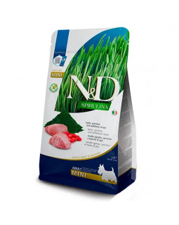 Farmina N&D Spirulina Medium&Maxi сухой корм для собак середніх та великих порід з ягням та ягодами годжі