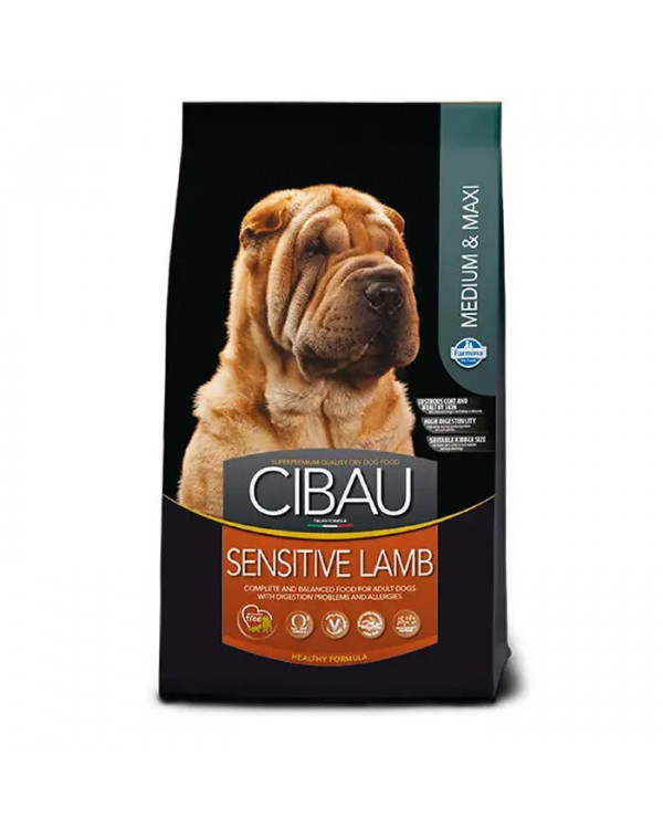 Farmina Cibau Sensitive Lamb Medium/Maxi сухий корм для собак середніх та великих порід з ягням