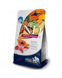 Farmina N&D Tropical Selection Lamb Adult Medium&Maxi сухий корм для собак середніх і великих порід з ягням та тропічними фруктами Farmina N&D Tropical Selection Lamb Adult Medium&Maxi сухий корм для собак середніх і великих порід з ягням та тропічними фруктами