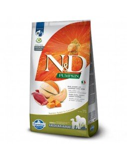Farmina N&D Gгain Free Pumpkin Adult Medium&Maxi Duck&Cantaloupe беззерновий корм для собак середніх і великих порід з качкою та динею Farmina N&D Gгain Free Pumpkin Adult Medium&Maxi Duck&Cantaloupe беззерновий корм для собак середніх і великих порід з качкою та динею