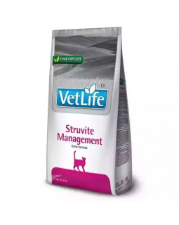 Farma Cat Vet Life Management Struvite Cухий лікувальний корм для лікування та профілактики рецидивів струвітних уролітів у кішок
