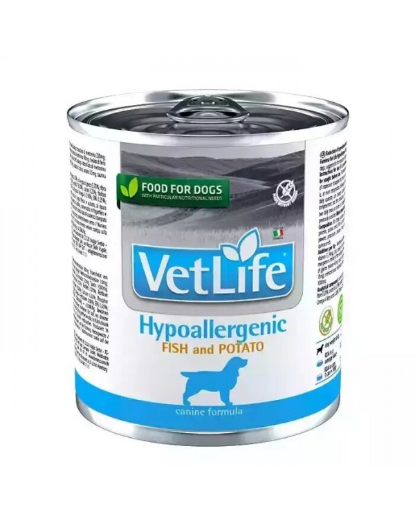 Farmina Dog Vet Life Hypoallergenic Fish & Potato Лікувальний вологий корм для собак при харчовій алергії з рибою та картоплею