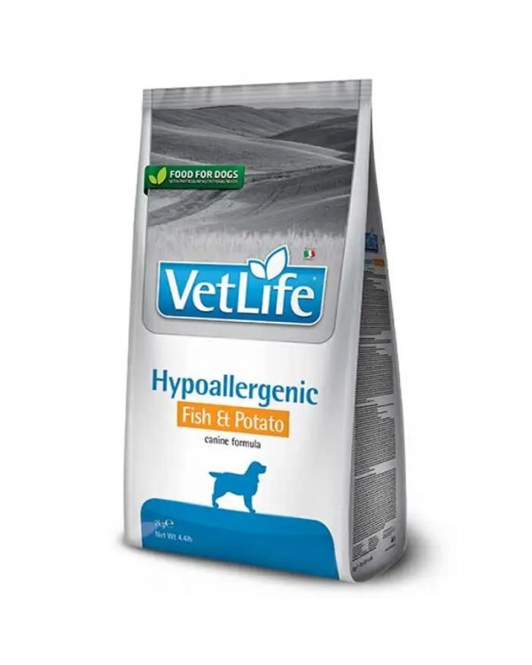 Farmina Dog Vet Life Hypoallergenic Fish&Potato Сухий лікувальний корм для собак при харчовій алергії з рибою та картоплею