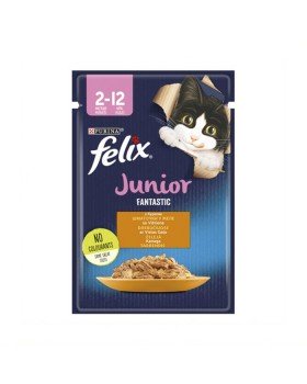Felix Fantastic для котят с курицей в желе