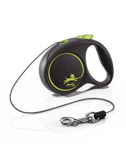 Flexi Black Design ХS рулетка-поводок до 8 кг/3 метра(трос)-foto4