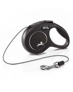 Flexi New Classic Cat XS рулетка-поводок 3 метра(трос) для котов и маленьких собак-foto4