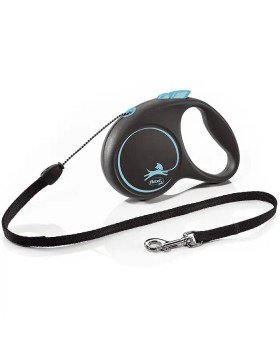 Flexi Black Design М рулетка-поводок до 20 кг/5 метра(трос)-foto2