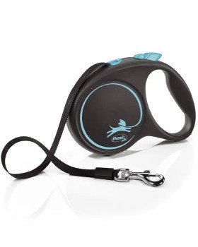 Flexi Black Design М рулетка-поводок до 25 кг/5 метра(лента)-foto4