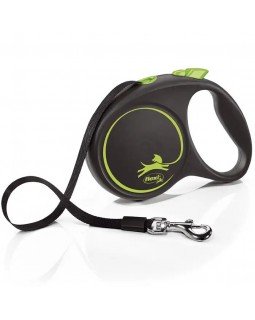 Flexi Black Design L рулетка-поводок до 50 кг/5 метра(лента)-foto2