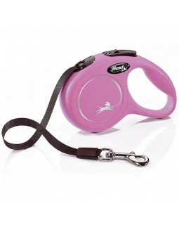 Flexi New Classic S рулетка-поводок до 15 кг/5 метра (лента)