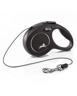 Flexi New Classic Cat XS рулетка-поводок 3 метра(трос) для котов и маленьких собак-foto4