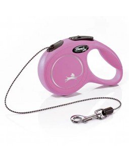 Flexi New Classic Cat XS рулетка-поводок 3 метра(трос) для котов и маленьких собак