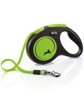 Flexi Neon М рулетка-поводок до 25 кг/5 метра (лента)-foto4