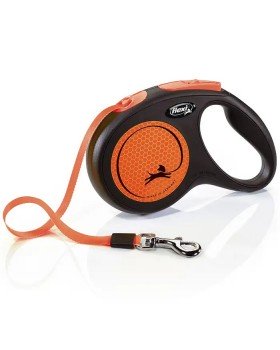 Flexi Neon М рулетка-поводок до 25 кг/5 метра (лента)-foto3