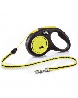 Flexi Neon S рулетка-поводок до 12 кг/5 метра (трос)