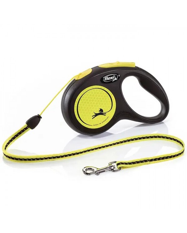 Flexi Neon S рулетка-поводок до 12 кг/5 метра (трос)