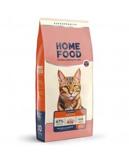 Home Food для активних котів з куркою та креветками