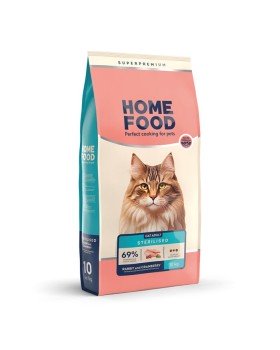 Home Food для кастрованих та стерилізованих котів з кроликом і журавлиною