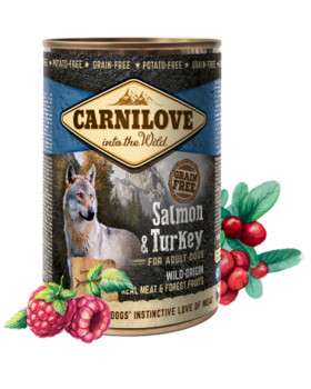 Carnilove Turkey & Salmon Dog Adult для дорослих собак з лососем та індичкою