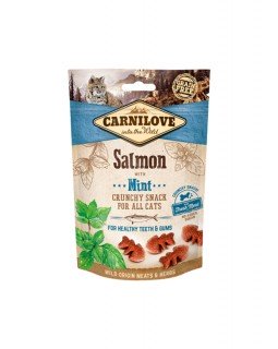 Carnilove Cat Crunchy Snack для котів з лососем і м'ятою