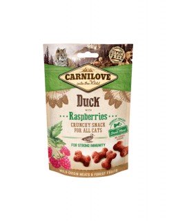 Carnilove Cat Crunchy Snack для котів з качкою і малиною Carnilove Cat Crunchy Snack для котів з качкою і малиною