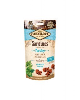 Carnilove Cat Semi Moist Snack для котів з сардиною і петрушкою Carnilove Cat Semi Moist Snack для котів з сардиною і петрушкою
